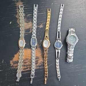 Seiko And Citizen Elegant Mixed Metal Watches Collection